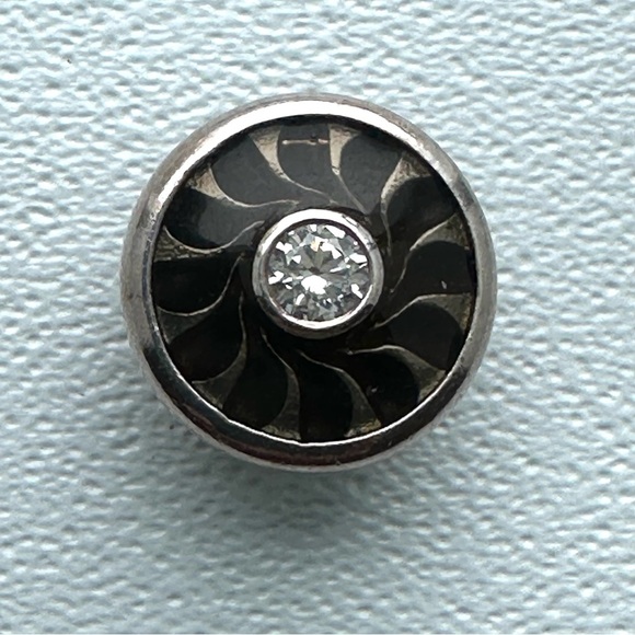Kameleon Jewel Pop 925 Sterling pop insert black enamel Hocus Pocus KJP887 NEW - Picture 1 of 2